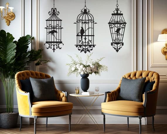 STILE STORE - VASO IN VETRO VERDE E ORO LEILA