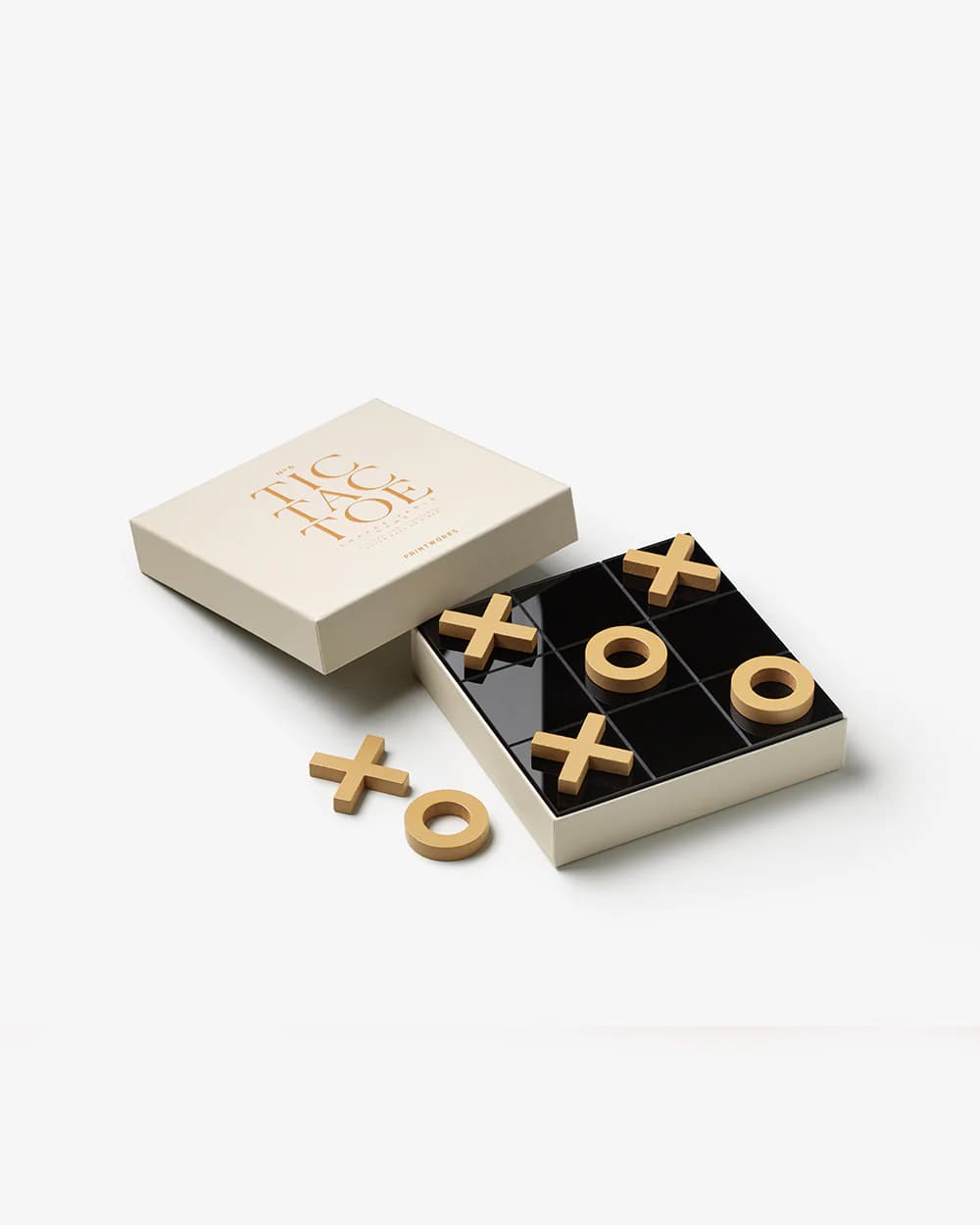 Gioco da tavolo Tic Tac Toe in legno massello: perfetto per il divertimento in famiglia e l'intrattenimento nel cortile Gioco da tavolo Tic Tac Toe in legno massello: perfetto per il divertimento in famiglia e l'intrattenimento nel cortile
