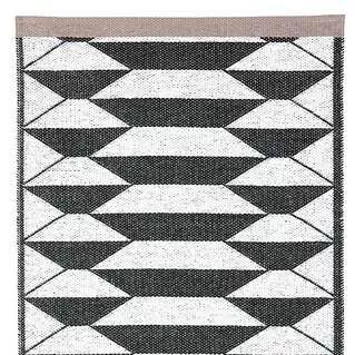 HORREDSMATTAN - FLOOW BLACK AND WHITE - PINK 80x280cm
