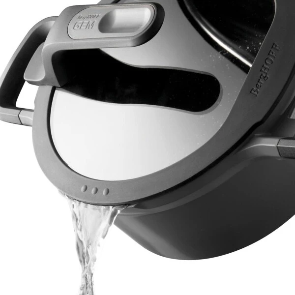 BERGHOFF- TEGAME CON MANICI E COPERCHIO 24 CM STAY COOL - immagine 7