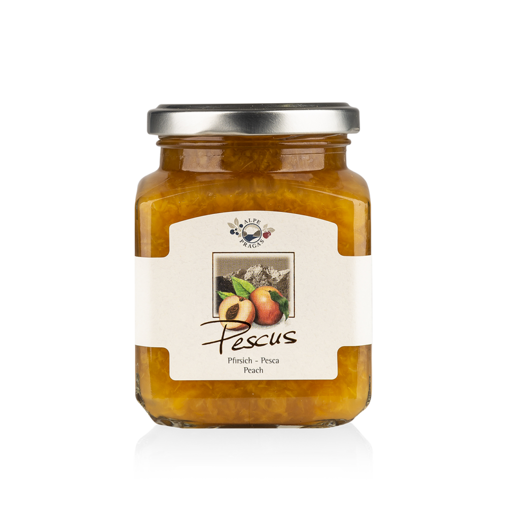 ALPE PRAGAS - COMPOSTA DI PESCA 75% FRUTTA - 335g