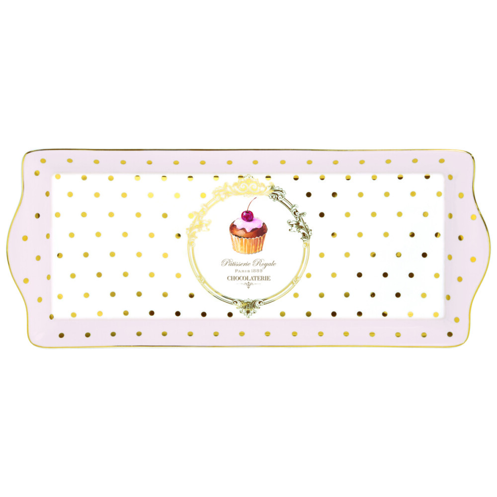 EASY LIFE - DOTS AND CUPCAKE - PIATTO DA PORTATA
