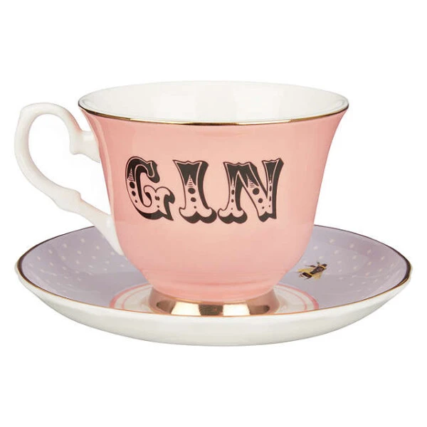 YVONNE ELLEN - TAZZA DA TÈ E PIATTINO GIN