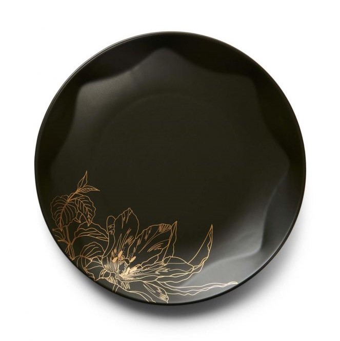 ESSENZA HOME - SET 4PZ PIATTI CONTORNO MASTERPIECE DARK GREEN