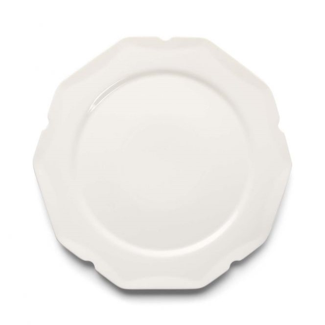 ESSENZA HOME - PIATTO SEGNAPOSTO SCULPTURE OFF WHITE