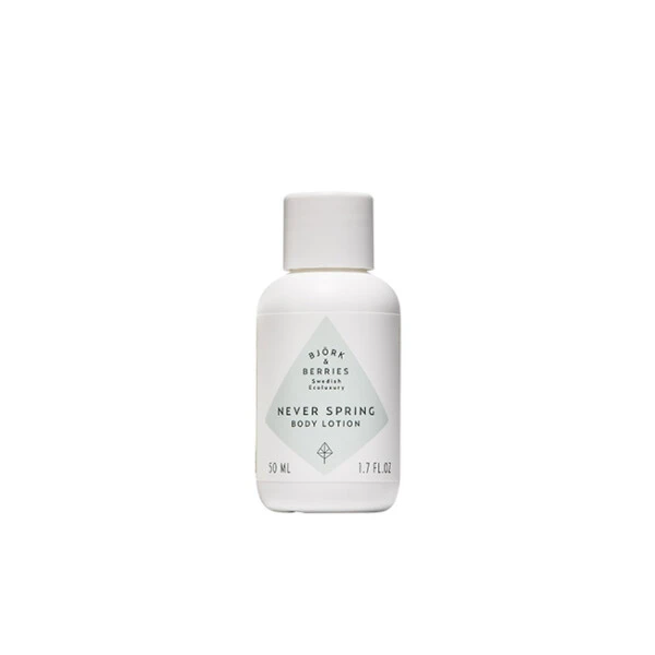 BJÖRK & BERRIES - NEVER SPRING BODY LOTION TRAVEL SIZE