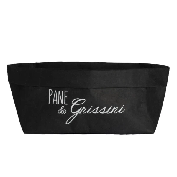 SIMPLE DAY - CONTENITORE 24x12 NERO PANE E GRISSINI
