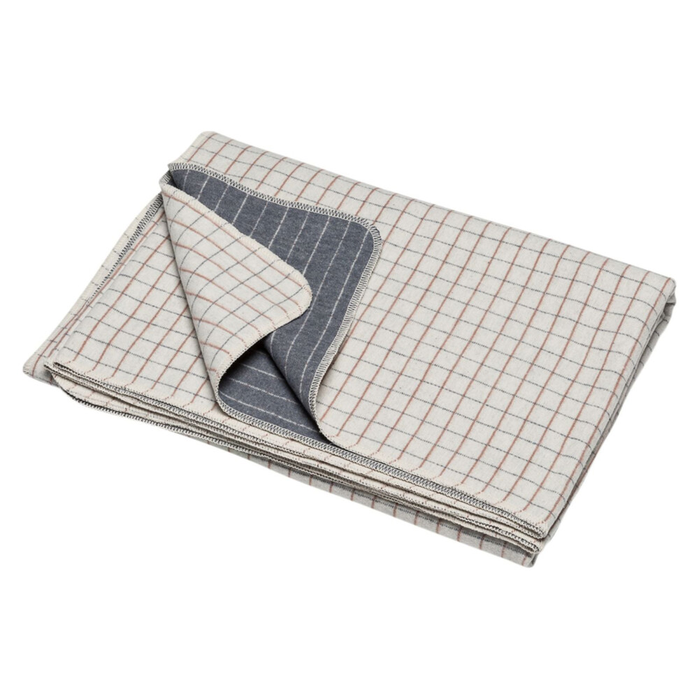 DAVID FUSSENEGGER - COPERTA FLANELLA SILVRETTA OFF WHITE