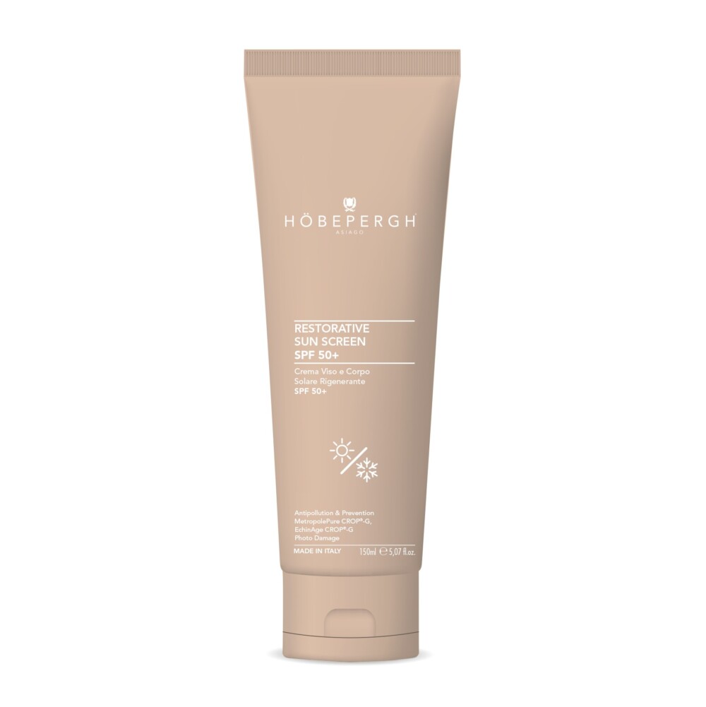 HÖBEPERGH - CREMA SOLARE VISO E CORPO RIGENERANTE SPF 50+