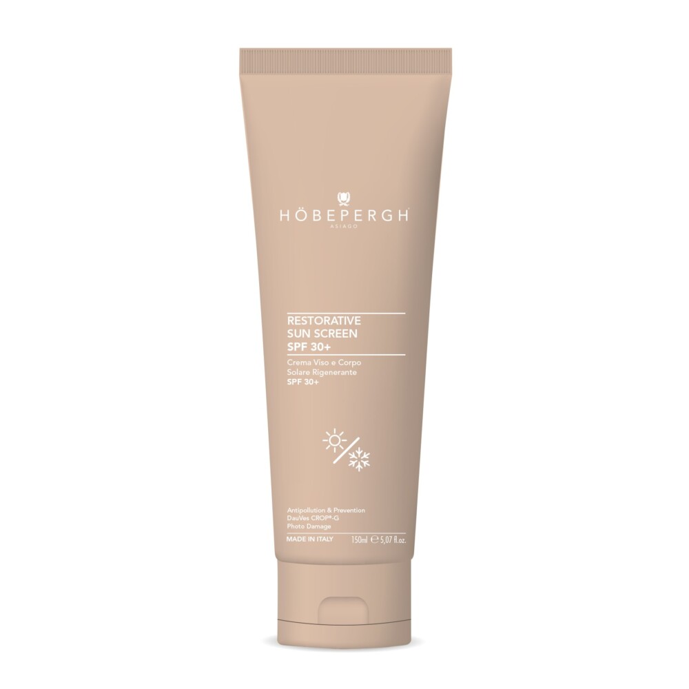 HÖBEPERGH - CREMA SOLARE VISO E CORPO RIGENERANTE SPF 50+