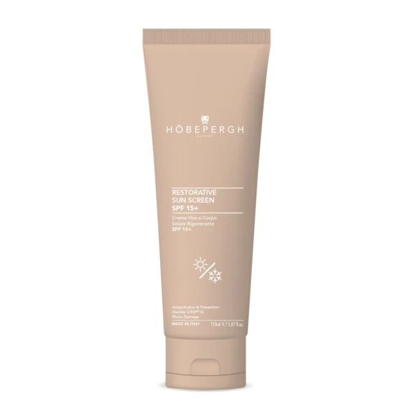 HÖBEPERGH - CREMA SOLARE VISO E CORPO RIGENERANTE SPF 50+