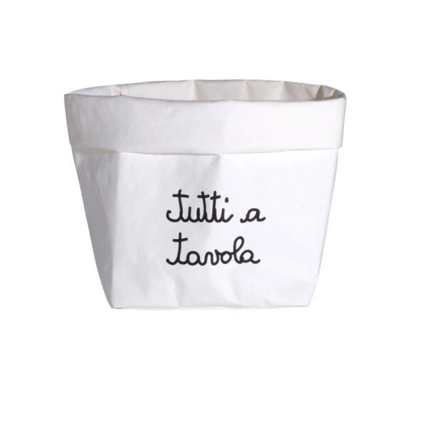 SIMPLE DAY - CONTENITORE 15×15 BIANCO TUTTI A TAVOLA
