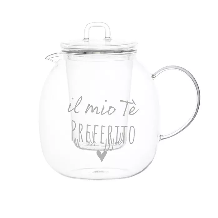 SIMPLE DAY - TEIERA IN VETRO 1400ML IL MIO TÈ PREFERITO