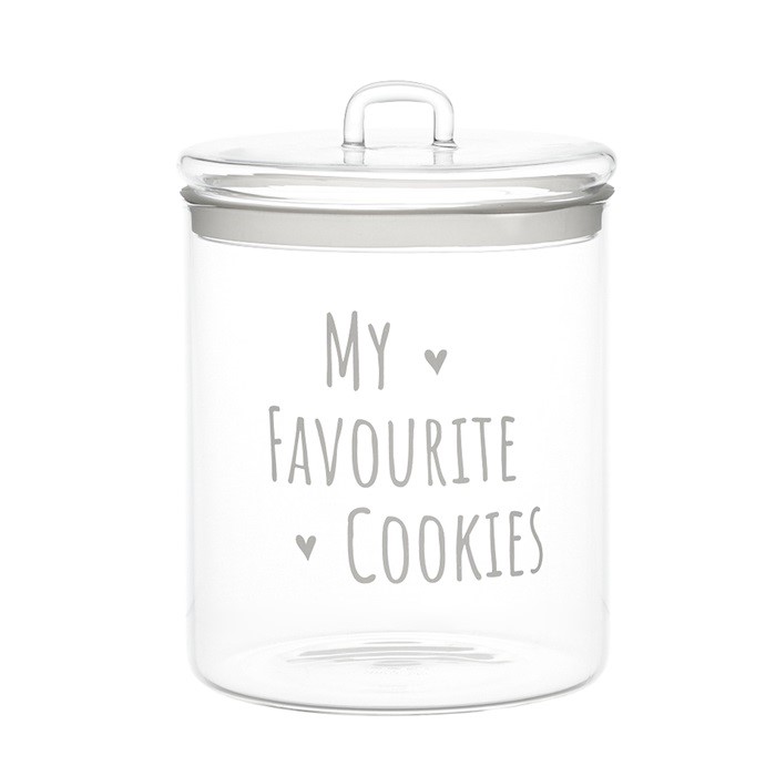 SIMPLE DAY – BARATTOLO IN VETRO Ø15CM MY FAVOURITE COOKIES