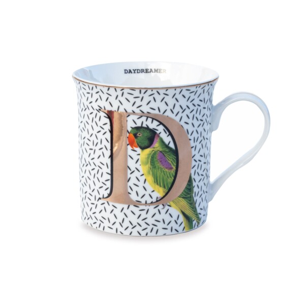 YVONNE ELLEN - THE GOLD EDITION ALPHABET MUG - D