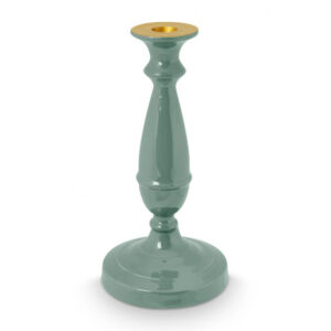 PIP STUDIO - PORTACANDELA SMALTATO LIGHT GREEN - 24cm