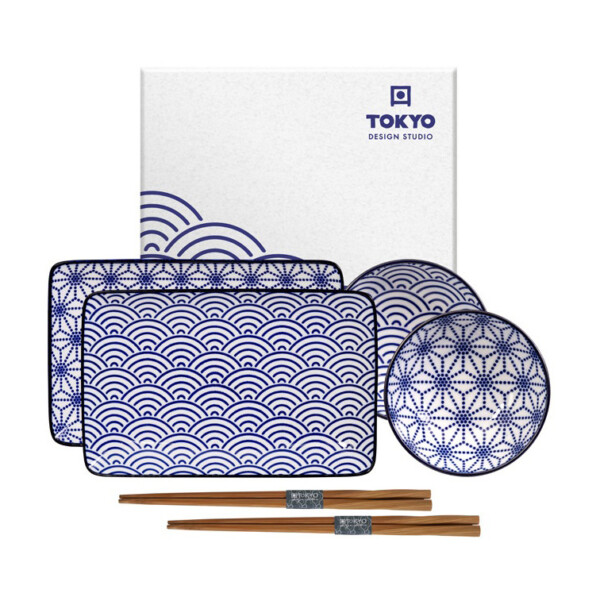 TOKYO DESIGN - SUSHI SET x2 - NIPPON BLUE