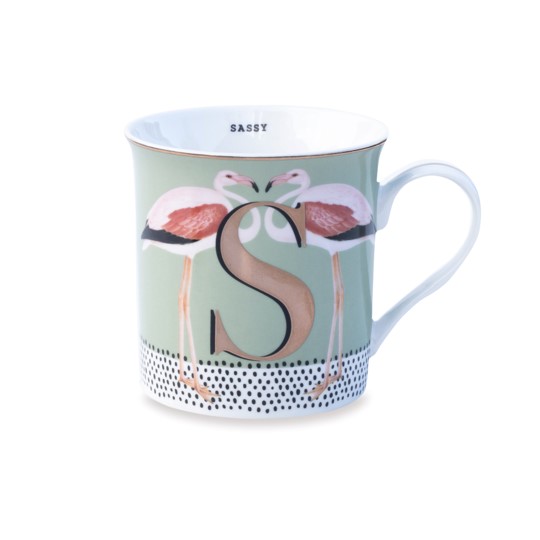 YVONNE ELLEN - THE GOLD EDITION ALPHABET MUG - I