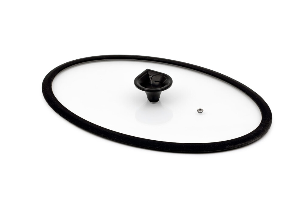 LUCHETTI - COPERCHIO OVALE VETRO TEMPERATO 26X38