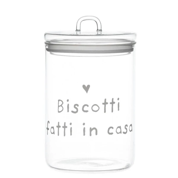 SIMPLE DAY - BARATTOLO IN VETRO Ø12 BISCOTTI