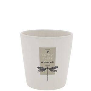 BASTION COLLECTION - CUP WHITE/ENJOY EVERY MOMENT