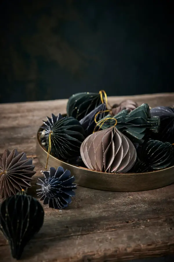 LENE BJERRE - VASSOIO DECORATIVO SARIA ORO CHIARO ANTICO 45
