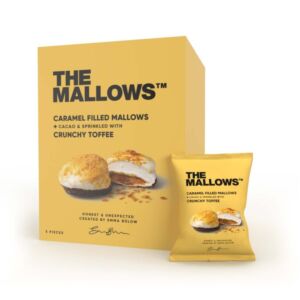 THE MALLOWS - MALLOWS RIPIENI AL CARAMELLO + CRUNCHY TOFFEE - BOX