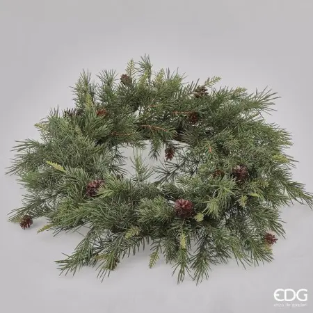 EDG - CORONA NATALIZIA PINO MIX PIGNE