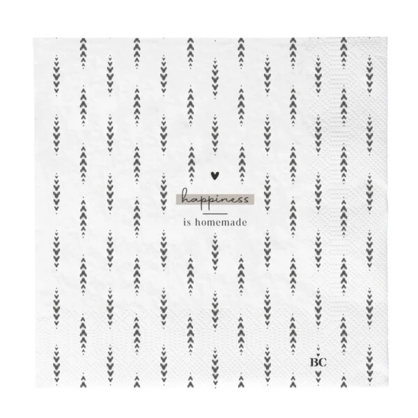 BASTION COLLECTION - TOVAGLIOLI WHITE/HEARTS HAPPINESS 20 PCS