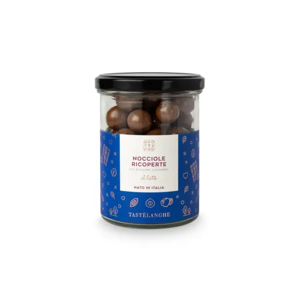 TASTËLANGHE - NOCCIOLE RICOPERTE AL LATTE (200G)