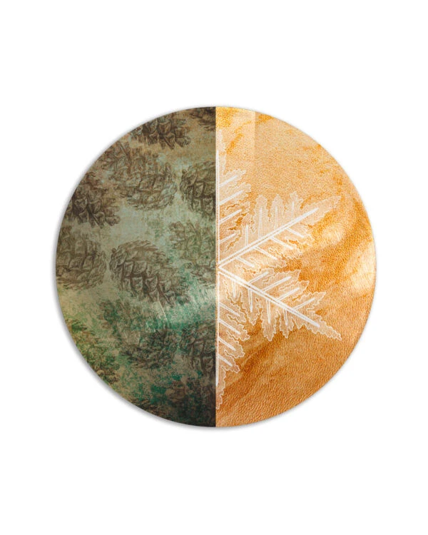 EMILY EVANS - SOTTOPIATTO METAL MAGIC SEASON FROST