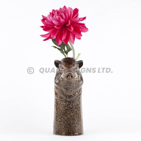 QUAIL CERAMICHE - Vaso di fiori Cinghiale