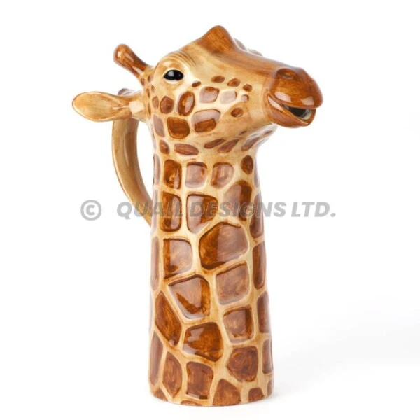 QUAIL CERAMICHE - Brocca d'acqua Giraffa