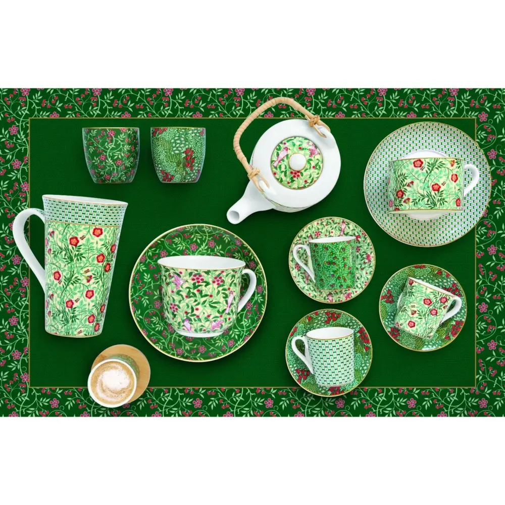 EASY LIFE - SET 4 MUG in Porcellana - FLORAL FANTASY - immagine 3