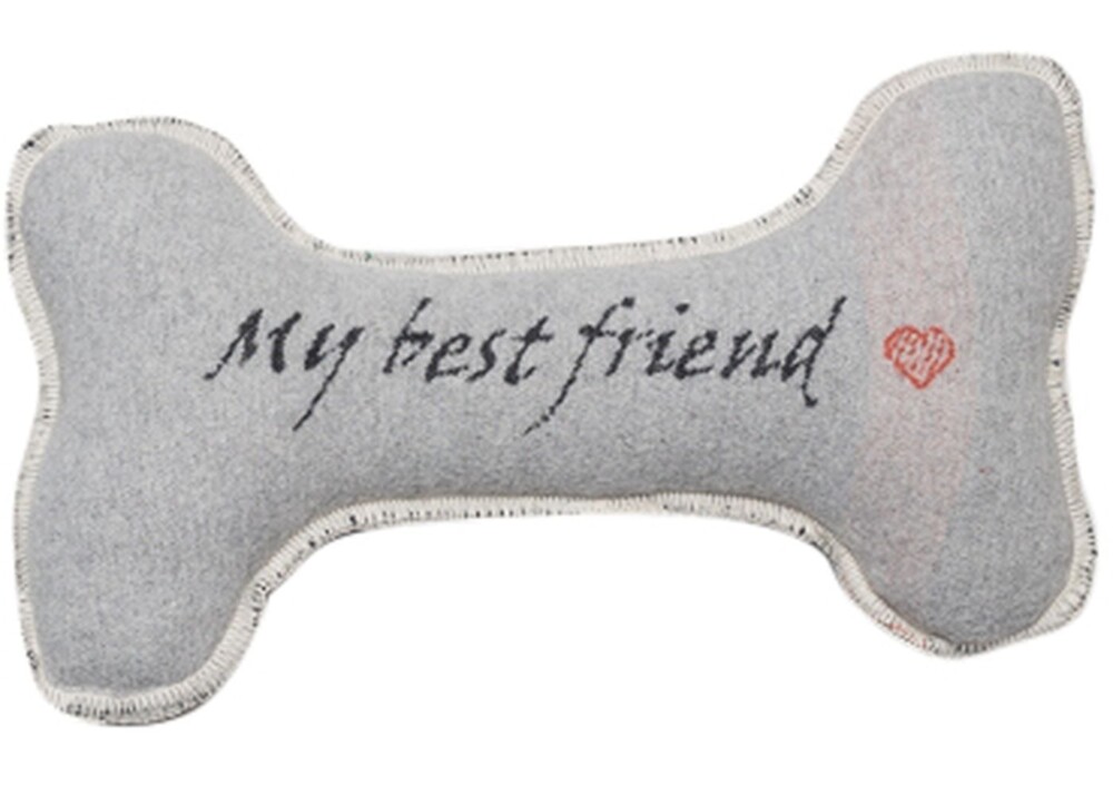 DAVID FUSSENEGGER - Cuscino Dog bone "my best friend"