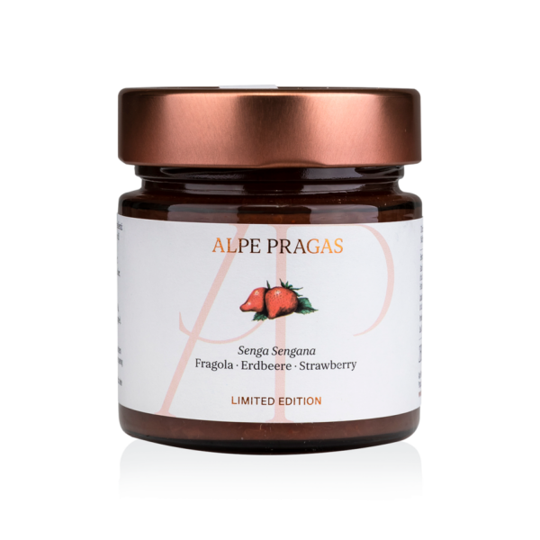 ALPE PRAGAS - composta di frutta Limited Edition - Fragola Senga Sengana 260gr