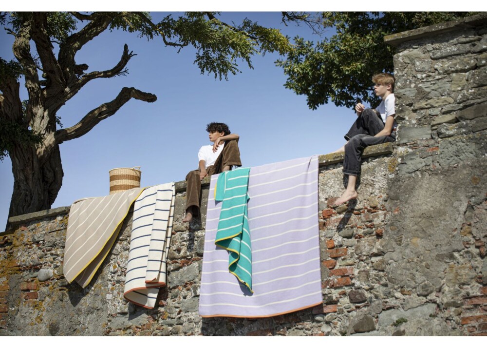 DAVID FUSSENEGGER - Coperta plaid in flanella Luca Righe (4 colori) - immagine 3