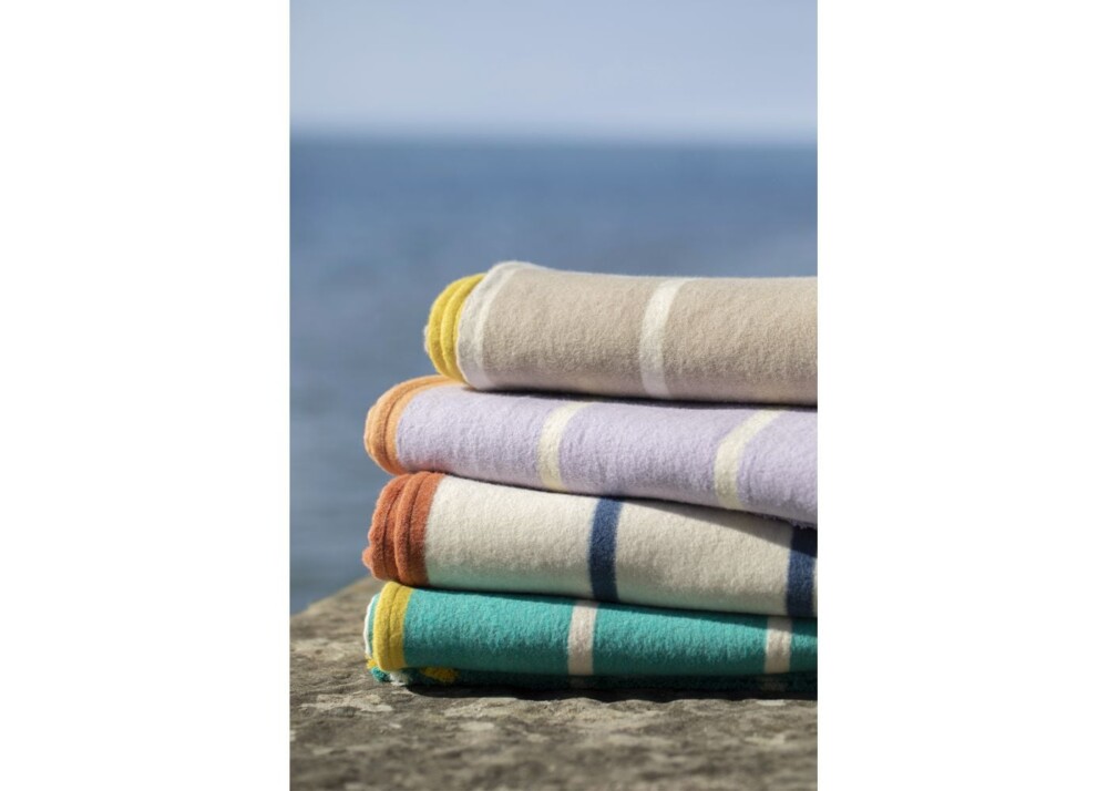 DAVID FUSSENEGGER - Coperta plaid in flanella Luca Righe (4 colori) - immagine 2