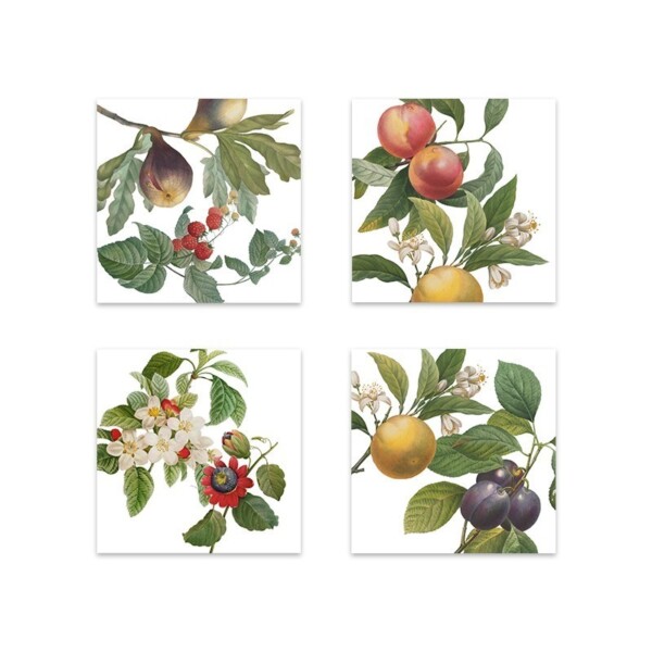 THE NAPKING - Set 4 tovaglioli Fruitlove in lino