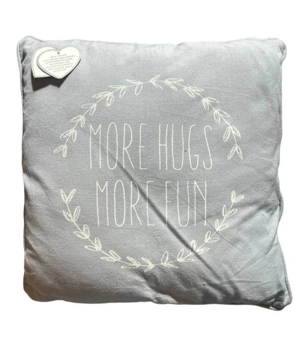 BLANC MARICLÒ - CUSCINO MORE HUGS MORE FUN