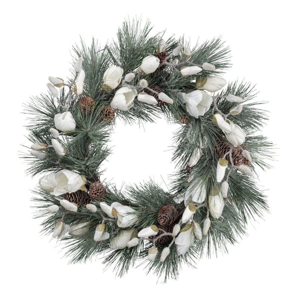 STILE STORE - GHIRLANDA DI MAGNOLIA ARTIFICIALE