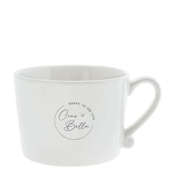 BASTION COLLECTION - CUP "CIAO BELLA" IN NERO