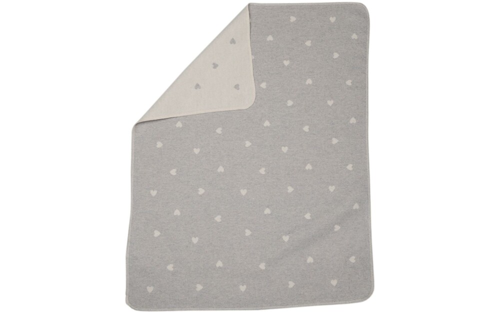 DAVID FUSSENEGGER - COPERTA JUWEL PER BEBÈ "HEARTS ALLOVER" (2 Colori) - immagine 4