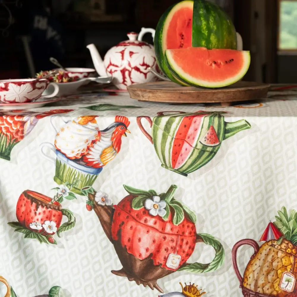 TESSITURA TOSCANA - TEABREAK TOVAGLIA COTONE - immagine 2