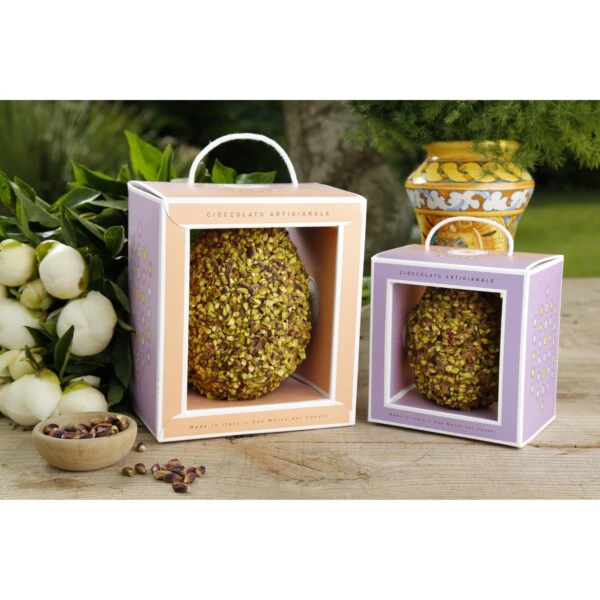 AUTORE - UOVO AL CIOCCOLATO BIANCO CON PISTACCHIO E SALE 250gr - immagine 2