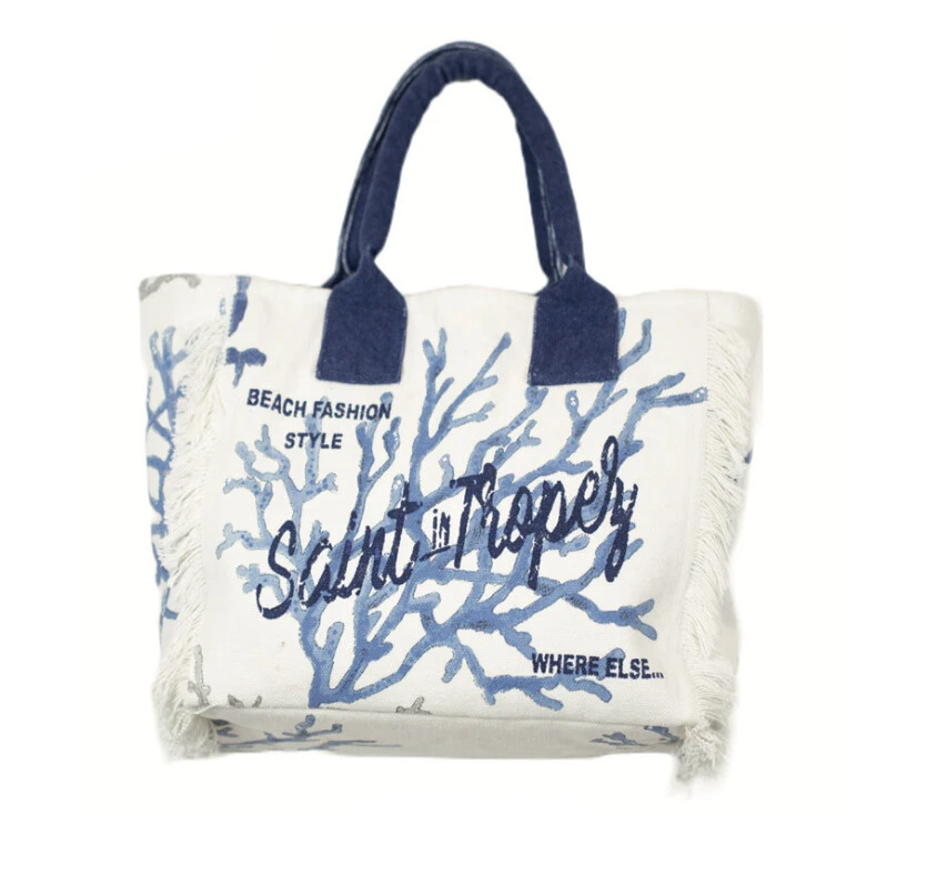 MARINETTE ST. TROPEZ - BORSA MARE CANOUBIER BLU (2 Misure)