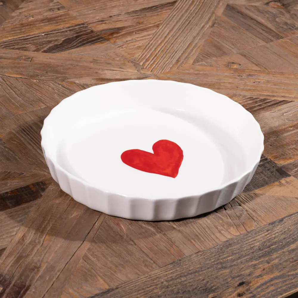 SIMPLE DAY - TORTIERA CUORE ACQUERELLO 26 cm - immagine 2
