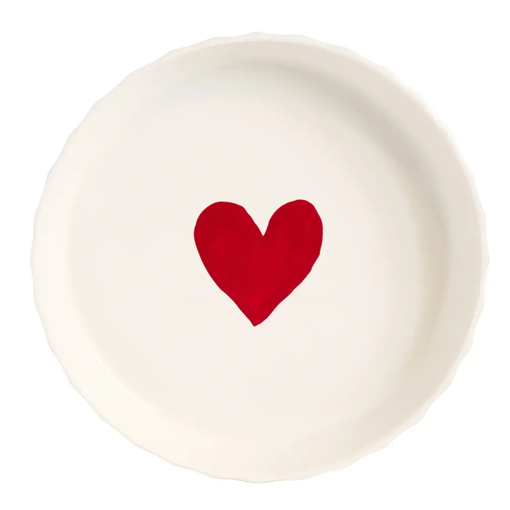 SIMPLE DAY - TORTIERA CUORE ACQUERELLO 26 cm