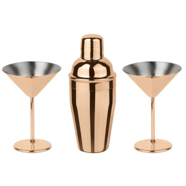 SAMBONET PADERNO - SET MIXOLOGY 4 PZ PARISIAN INOX COPPER