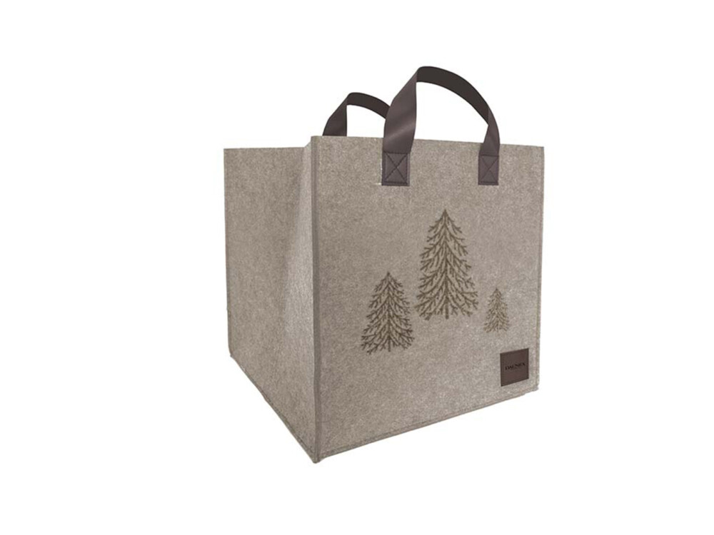 DAUNEX - PORTA RIVISTE/LEGNA MODELLO CUBE ABETE (2 Colori)